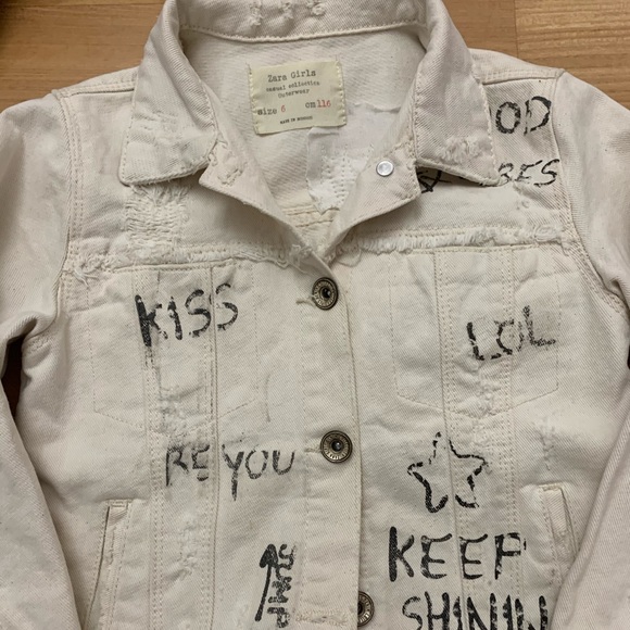Zara jacket girl VGUC - Picture 2 of 3